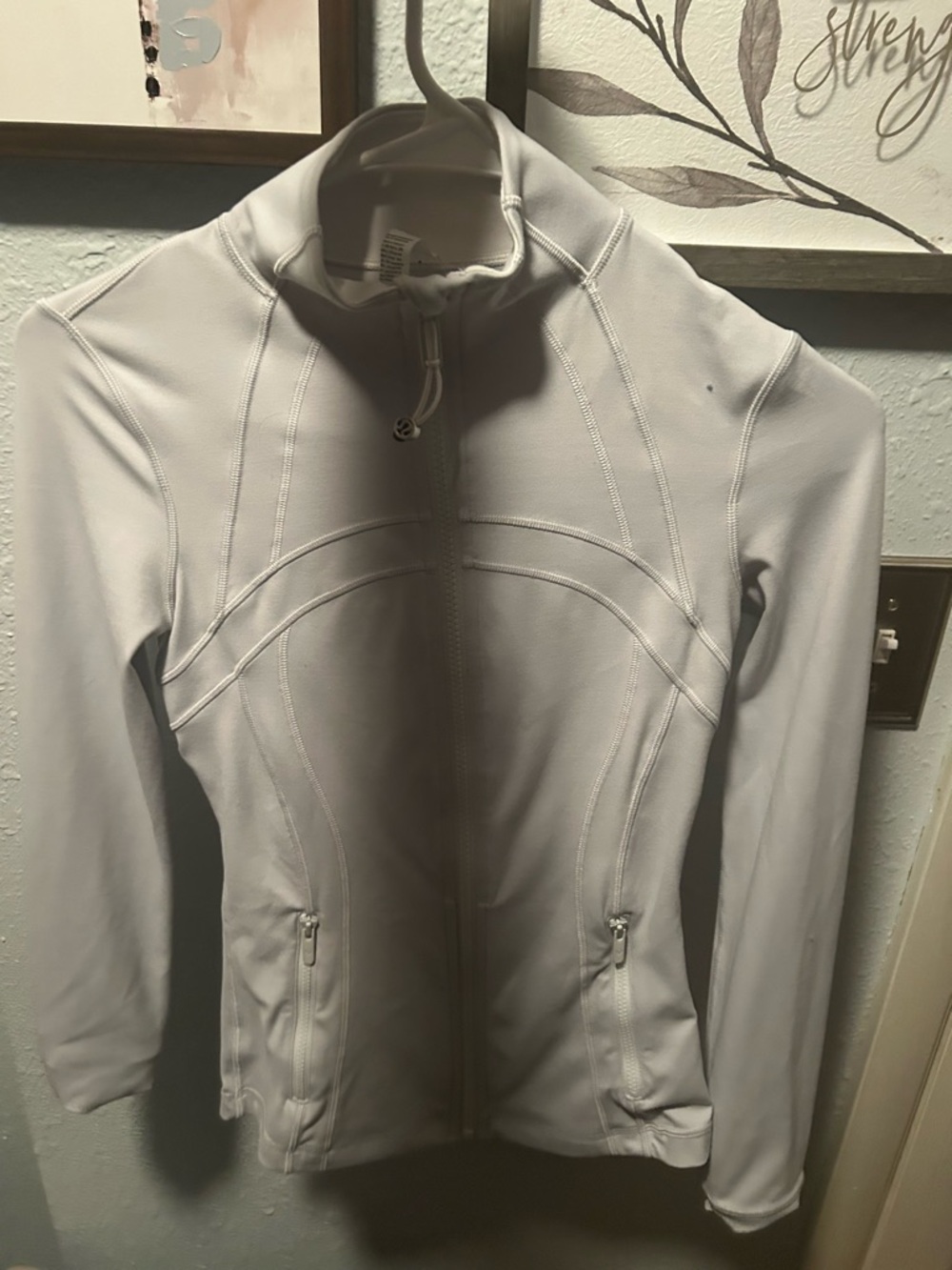 lululemon athletica Light Gray Zip-Up Utility Jacket